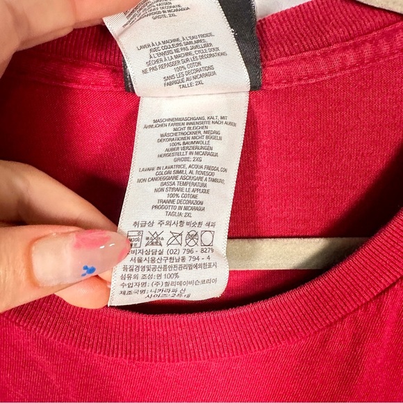 Harley-Davidson Bikercore Oil City Long Sleeve Graphic Tee Vintage Red 2XL - Picture 11 of 17